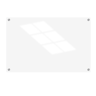 得力钢化玻璃白板挂墙式超白白板墙磁性玻璃白板写字板可擦家庭用教学黑板包安装家用教学办公涂鸦办公室磁吸