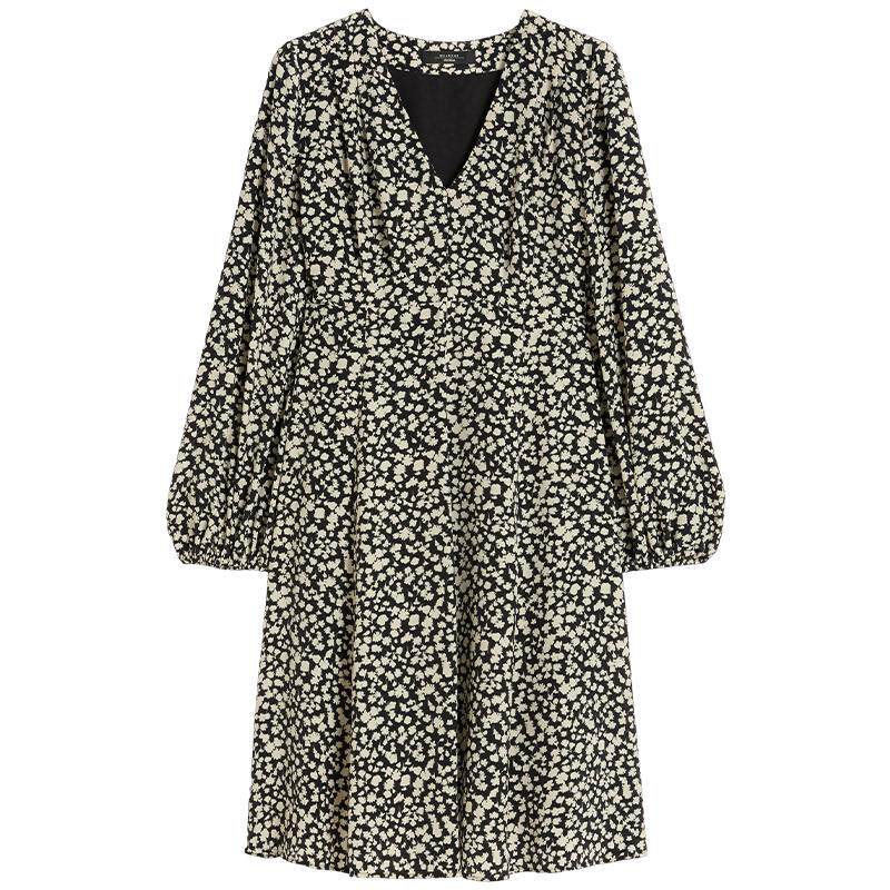 【春夏新降】Weekend MaxMara 26女装印花真丝连衣裙5221056106