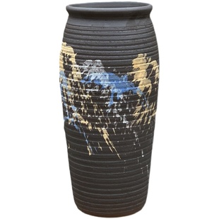 多肉花盆透气粗陶陶瓷法师高桩悬崖复古兰花月季绿植盆陶罐包邮