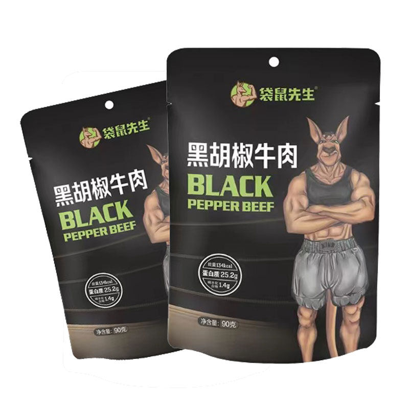袋鼠先生即食牛肉90克x5袋