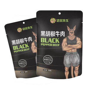 袋鼠先生即食牛肉90克x5袋