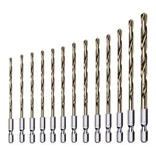 索格瑞含钴六角柄麻花钻头高硬度不锈钢钻孔开孔器手电钻打孔钻头