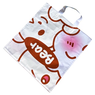 2件包邮厚款40×45CM手提塑料袋购物包装胶袋 外贸服装店袋子批发