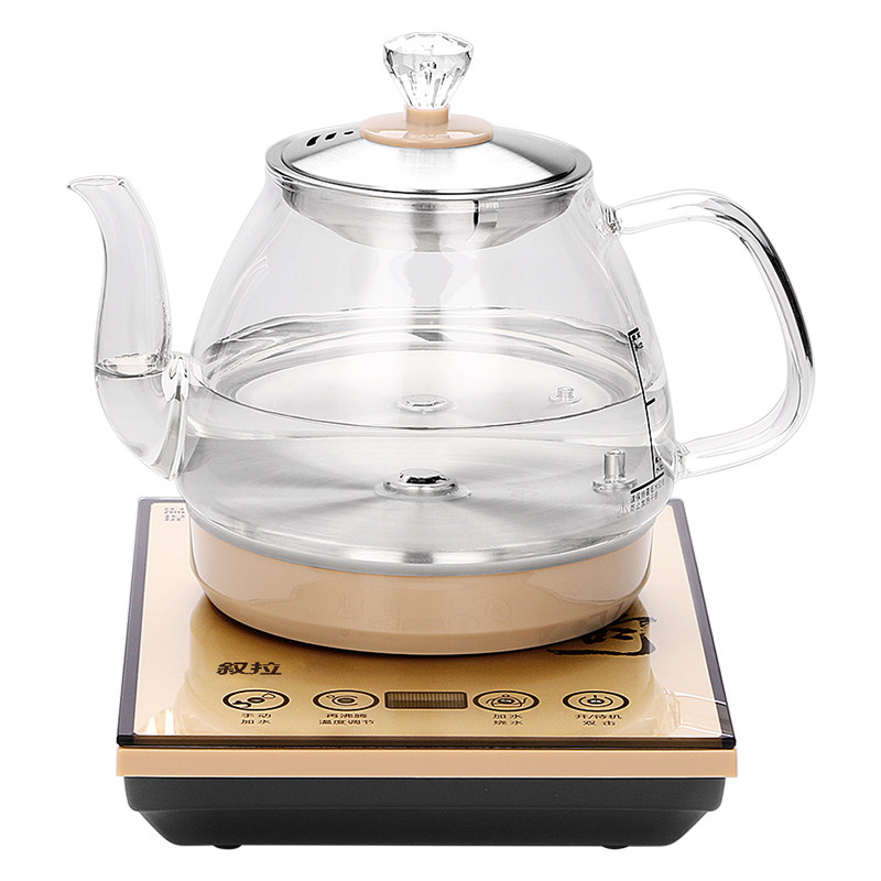 智能全自动底部上水电热烧水壶茶台专用泡茶具喝茶一体机茶桌抽水