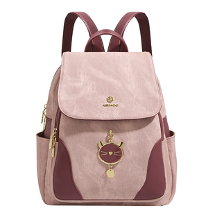 香港品牌高颜值小众双肩包包女2026新款洋气时尚大容量通勤背包