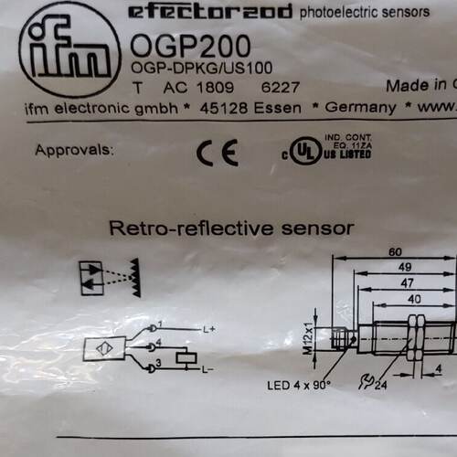 议价【包邮】 IFM OGP200 OGP281 OGP300 OGP301 全新原装正品易