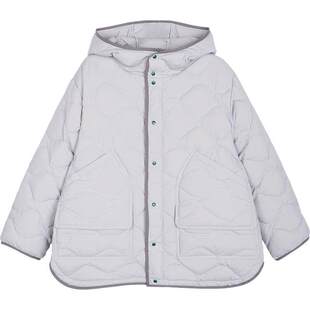 [新款]蓬马大童羽绒服中长款连帽25秋装男女儿童pomme de terre