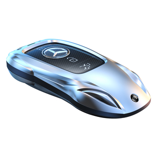 奔驰钥匙套GLE350车S级450扣GLB220壳B200高档C260L包E300EL适用