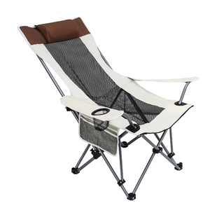 折叠躺椅午休床办公室两用午睡懒人沙发便携家用休闲靠背沙滩椅子