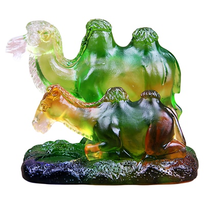 宋韶光2026马年生肖属猴吉祥物健行万里琉璃摆件吊坠钥匙扣挂件