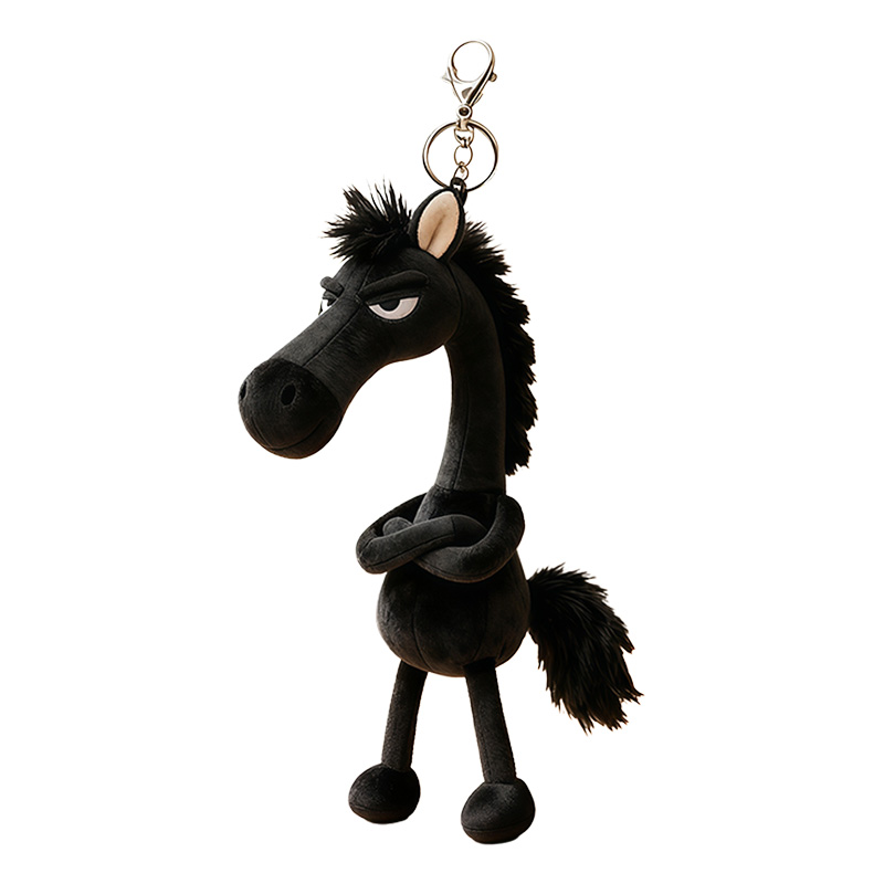 2026天选黑马红马紫马小红书爆款毛绒玩偶公仔挂件送家人朋友礼物