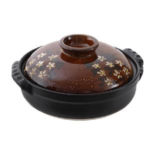 内山窑日本原装进口万古烧砂锅樱小路手绘土锅煲汤耐高温干烧不裂