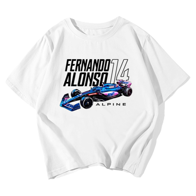 阿尔派F1车队阿隆索Alpine短袖