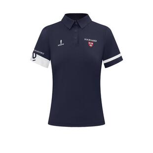 【李兰迪同】比音勒芬高尔夫哈佛联名夏女学院风休闲短袖POLO衫