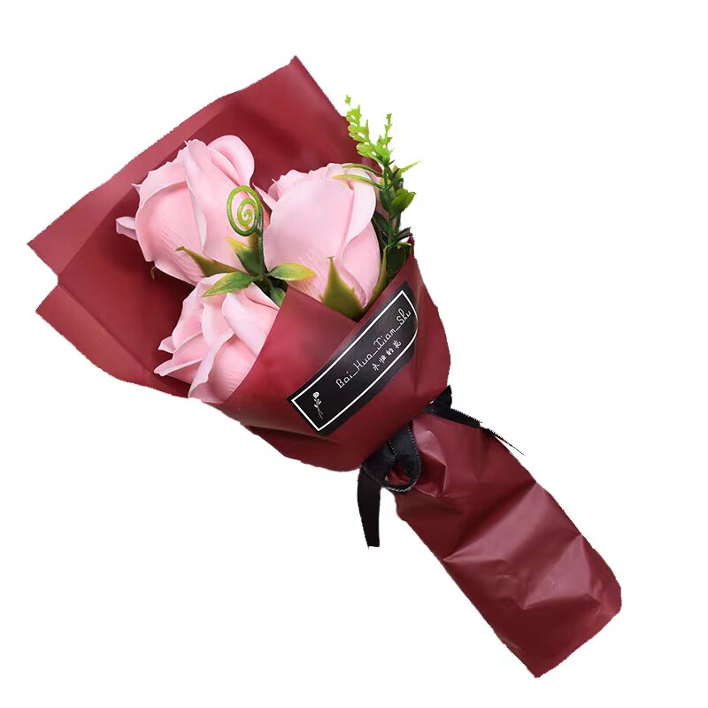 教师节肥皂花花束送老师玫瑰花批发情人节仿真永生花活动送客户花