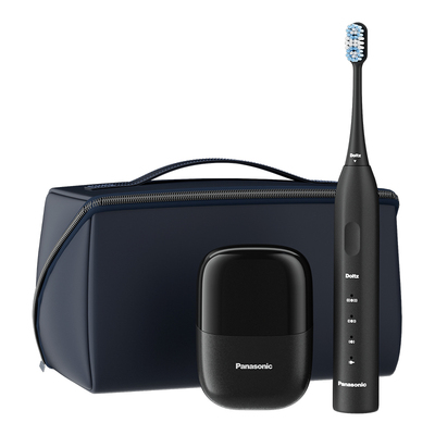 松下Xtra小方盒剃往复式剃须刀电动牙刷出行护理套装 ES-CML0-K