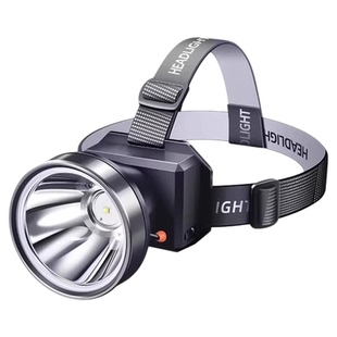 头灯新款强光超亮头戴式照明充电超长续航户外登山夜钓鱼专用感应