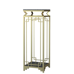 大理石花架子轻奢客厅电视柜旁置物架室内简约装饰架落地式摆件架