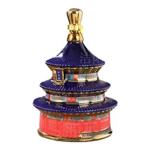 创意珐琅彩陶瓷空酒瓶5斤礼盒装景德镇天坛馆藏酒壶酒具酒坛摆件