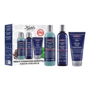 【自营】科颜氏男士三件套礼盒洁面250ml爽肤水250ml乳液125ml