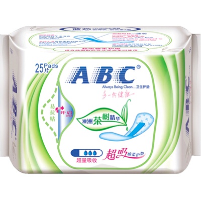 abc茶树劲吸护垫163mm