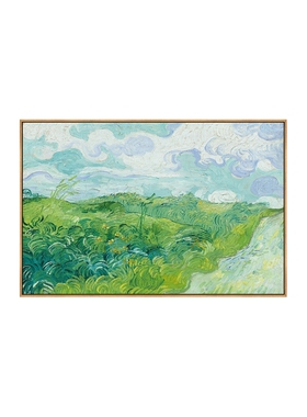 梵高风景油画大师名挂画客厅