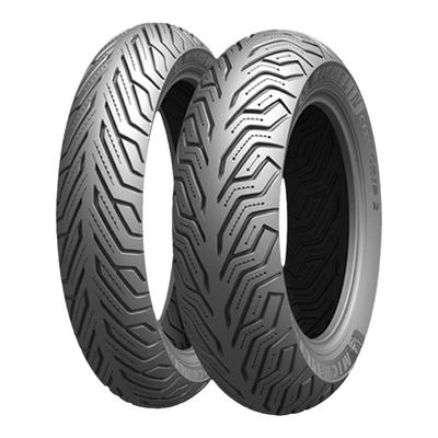 米其林半热熔踏板车防滑真空胎