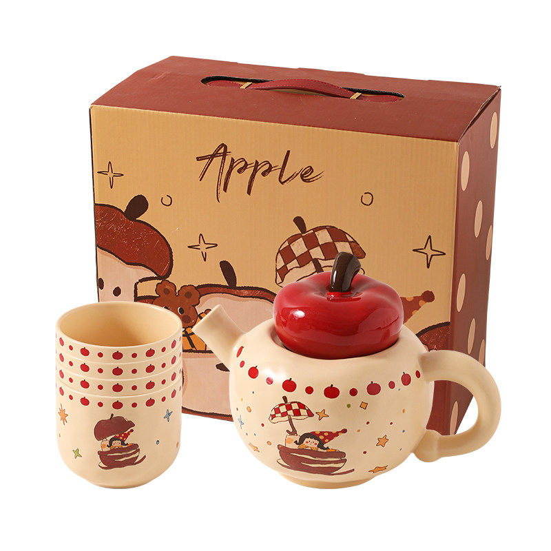 川岛屋可爱茶壶茶具套装乔迁新居订婚结婚新婚闺蜜生日圣诞礼物女