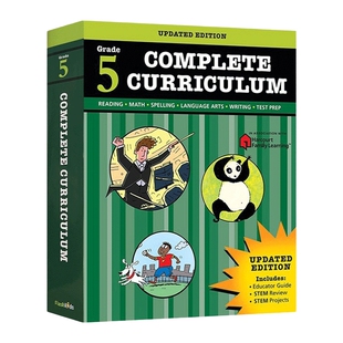 英文原版 Complete Curriculum Grade5 哈考特小学5年级英语教辅 Flash Kids Harcourt Family Learning 英文版 进口原版书籍