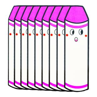 课堂抽签空白可擦写抽奖卡片分组比赛互动游戏道具英语教具幼儿园