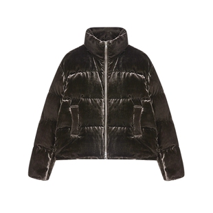 JNBY/江南布衣秋冬立领复古丝绒羽绒服时髦加厚休闲5OBC14780