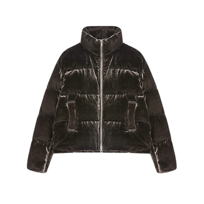 JNBY/江南布衣秋冬立领复古丝绒羽绒服时髦加厚休闲5OBC14780