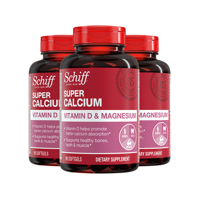 Schiff超级钙加镁加VD90粒胶囊