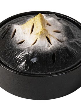 日照金山蚊香炉陶瓷大号蚊香盒盘