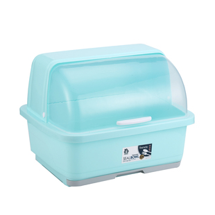 碗柜塑料厨房家用碗架沥水架带盖放碗箱装碗筷碟餐具收纳盒置物架