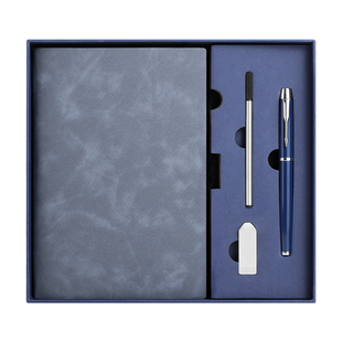 2025年新款定制套装笔记本礼盒装皮面本子和笔刻字可印logo教师节礼物公司商务高档伴手礼品会议记录本a5记事