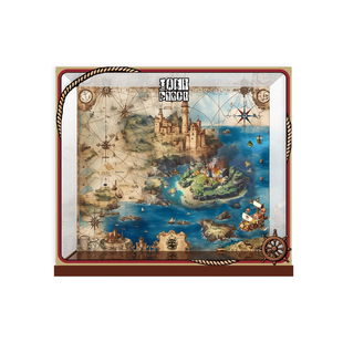 POP适用乐高75639前进梅利号海贼船积木收纳展示盒子亚克力防尘罩