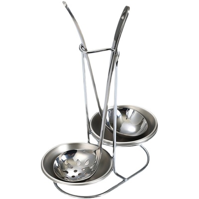 不锈钢火锅店金色餐厅挂汤勺架