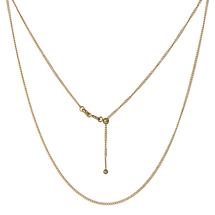 平安扣专用项链银色金色吊坠替换链条针式可调节万能链十字单边链