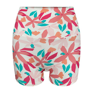 2025春夏新品瑜伽服女晓星氨纶高弹印花运动短裤收腰提臀健身裤