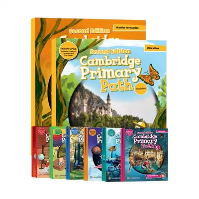 剑桥少儿英语教材 第二版 Cambridge Primary Path F/1/2/3/4/5/6级别英文原版课本练习册创意日记 6-12岁小学生听说读写综合教材