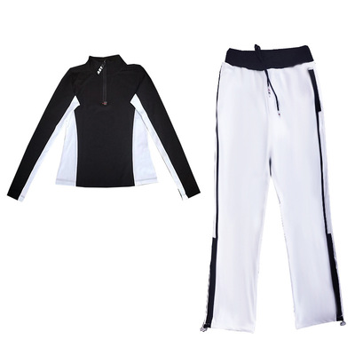 半拉链保暖新款运动服套装加绒