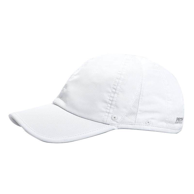 PRTH定制纯色百搭鸭舌帽男女运动速干透气棒球帽反光LOGO帽子夏季