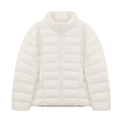 西町村屋韩系90白鸭绒外套女装2025冬季新款短款羽绒服XHAD10982