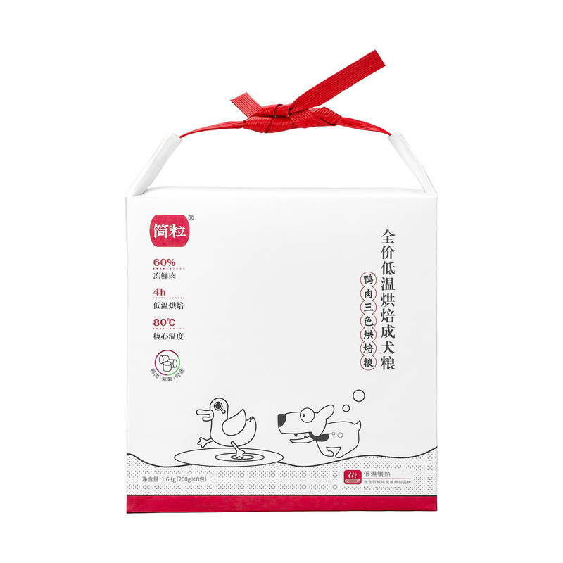 简粒鸭肉三色烘焙犬粮全犬种成犬粮小型犬软粮鸭肉缓解狗粮1.6kg