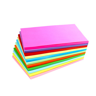 元浩a4彩色打印复印纸白色彩纸100张80g混色装学生用大剪纸折纸手工纸儿童幼儿园加厚绿黄色的纸红色粉色纸a4