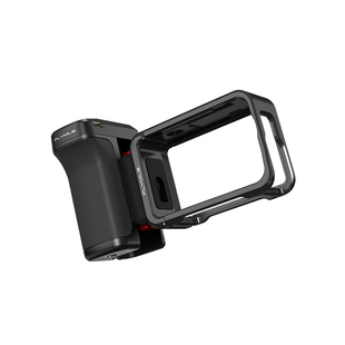 Flymile运动相机街拍手柄适用大疆Action6/5Pro/4蓝牙遥控器街拍手柄套装影石Insta360AcePro2金属兔笼配件