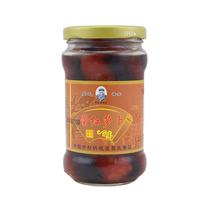 开封特产杞县莫氏酱菜咸菜下饭菜酱红萝卜爽口开胃小吃瓶装包邮