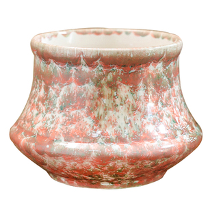 中式简约复古陶瓷花盆大号家用轻奢手绘装饰蝴蝶兰小雏菊绿植专用