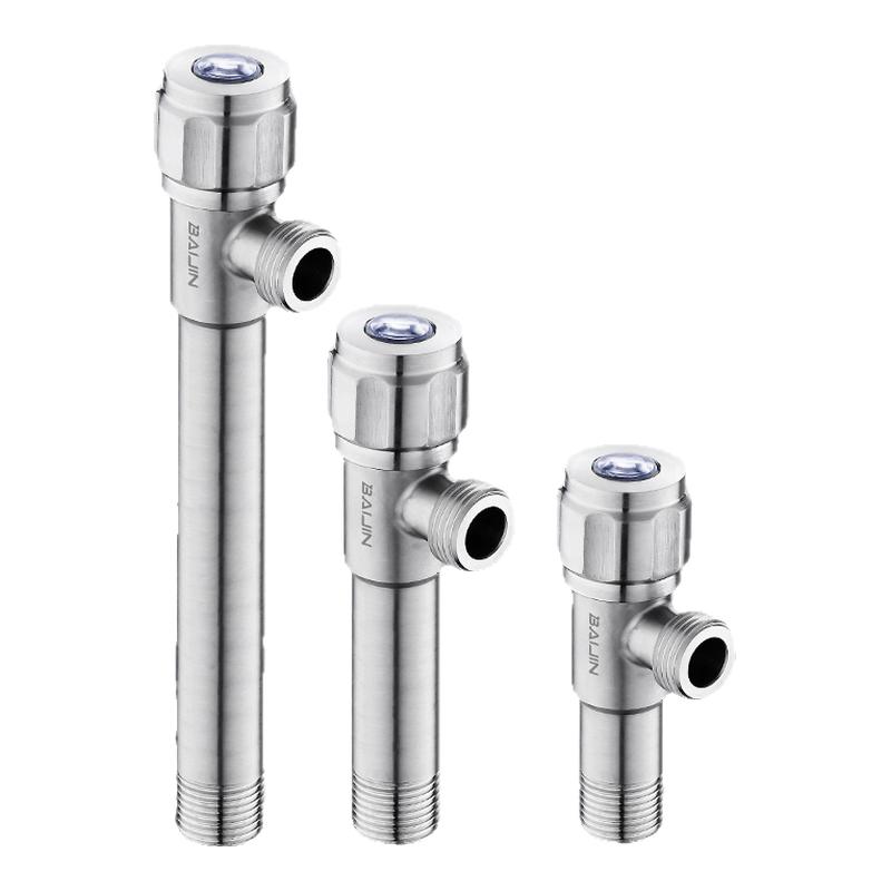 加长角阀304不锈钢三冷热水器门